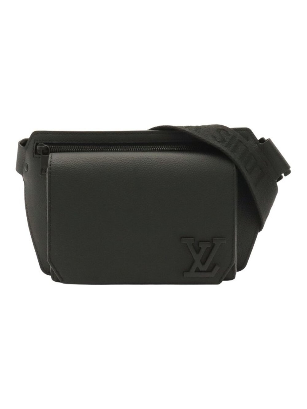 Louis Vuitton LV Aerogram Take Off Sling Bum Bag Noir Black